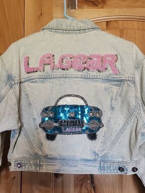 LA Gear Jacket With 1950's Car
